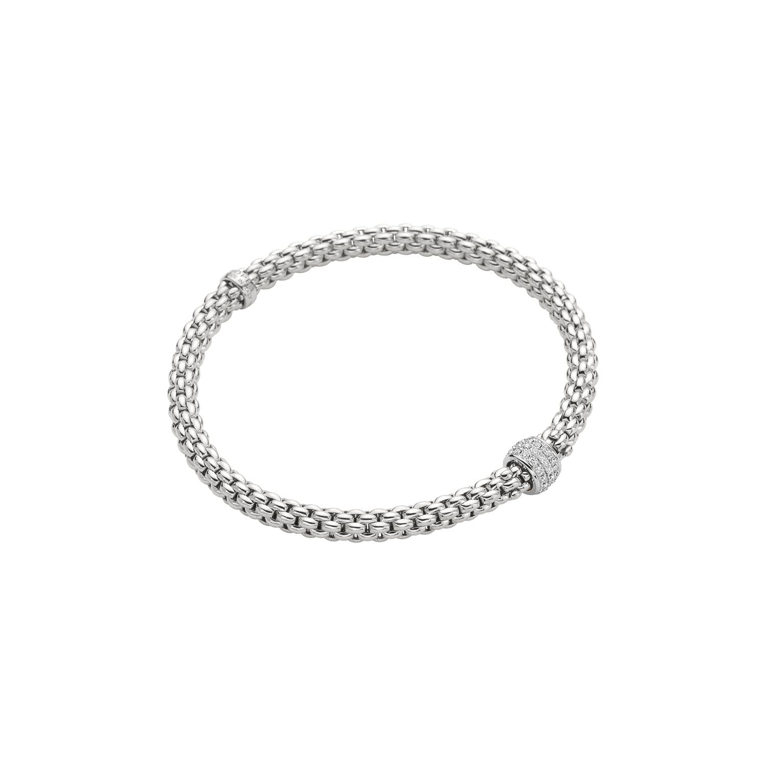 FOPE ARMBAND FLEX´IT SOLO MIT DIAMANTEN - 634B-PAVEM-W