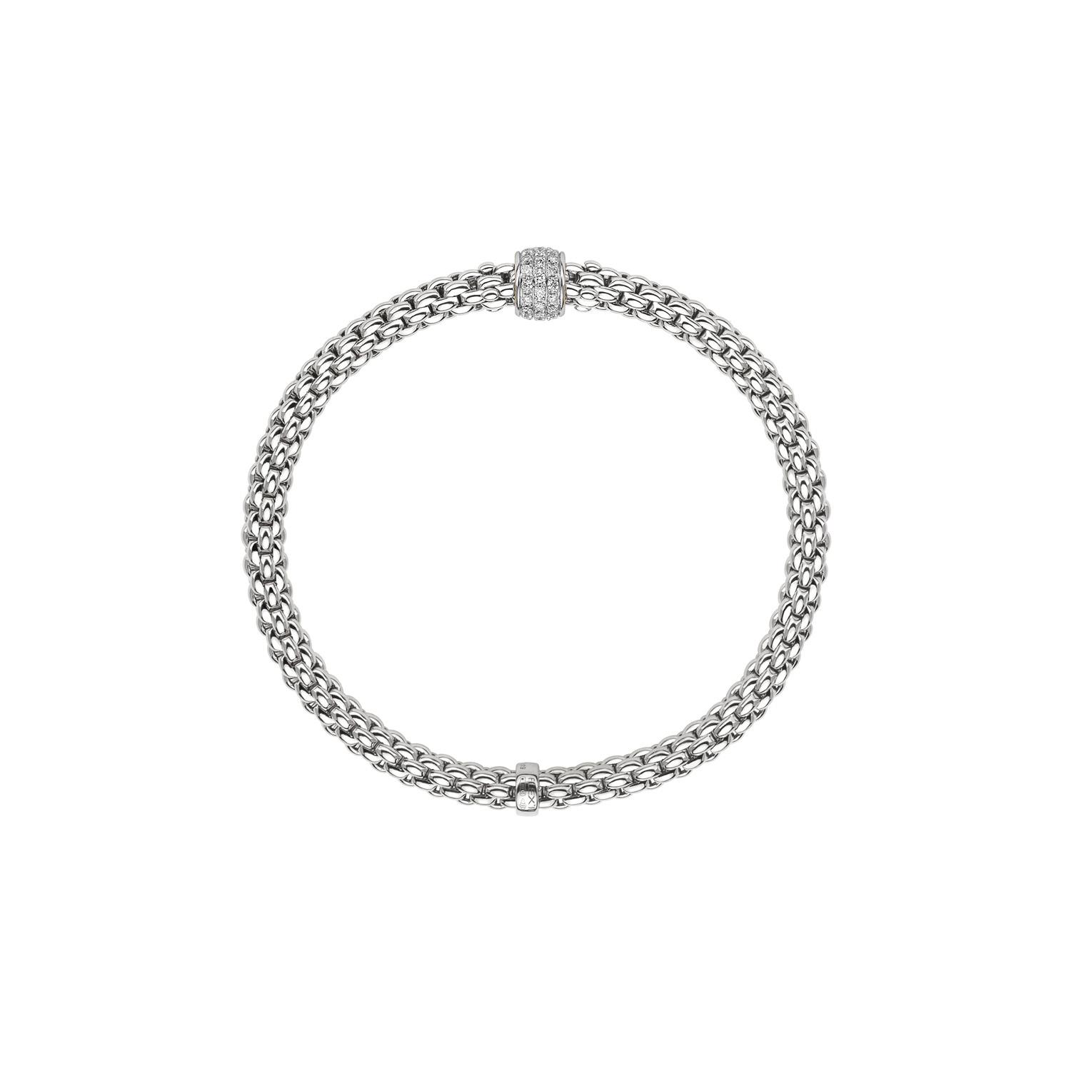 FOPE ARMBAND FLEX´IT SOLO MIT DIAMANTEN - 634B-PAVEM-W
