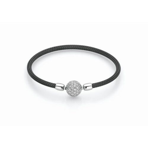 JÖRG HEINZ SCHWARZ FLEX-ARMBAND MIT SCHLÜSSEL EDELSTAHL 19CM - HS06.A-3.0ST1F050019