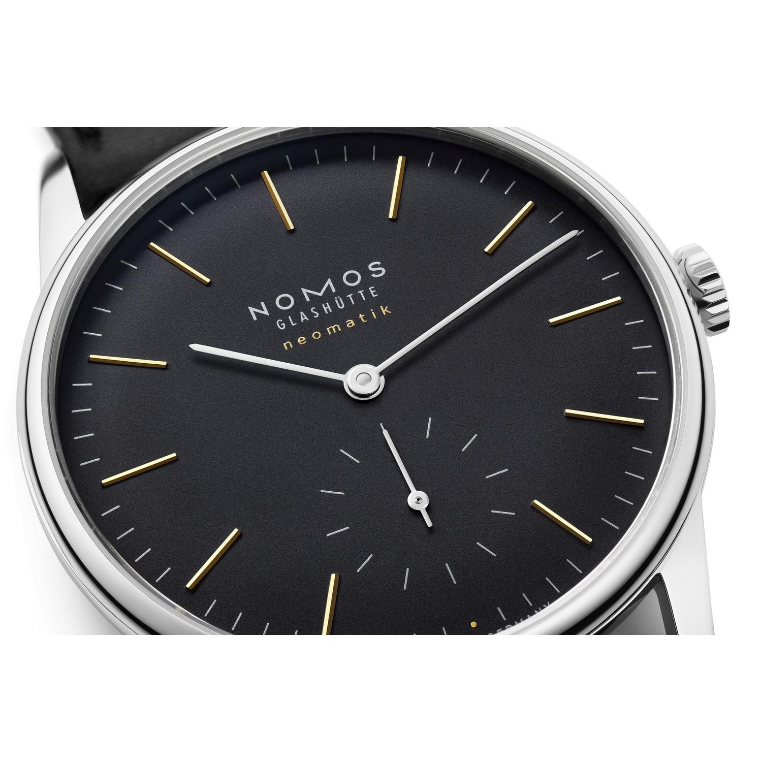 NOMOS ORION NEOMATIK NEW BLACK 36 MM - 396