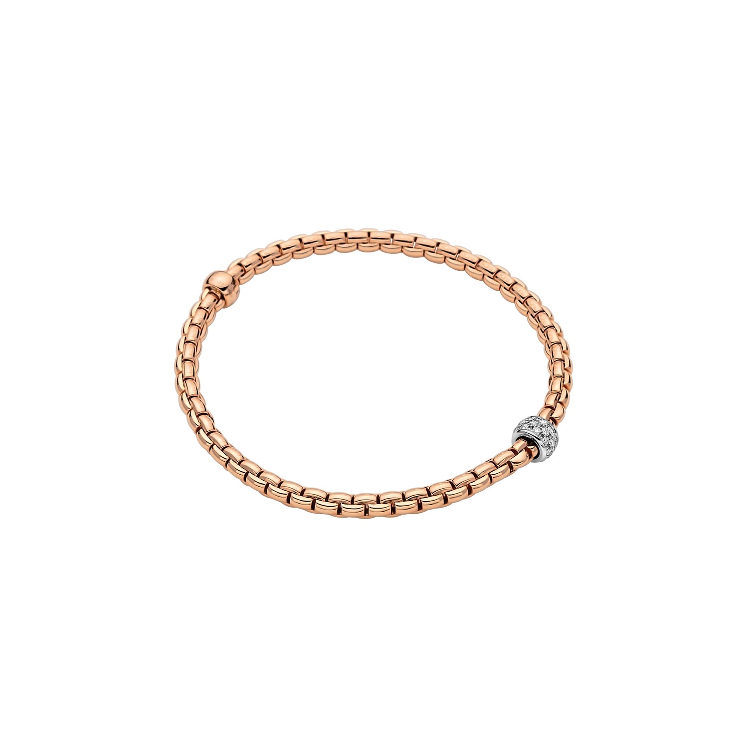 FOPE ARMBAND FLEX'IT EKA TINY MIT DIAMANTEN - 73301BX_PB_R_XBX_00S