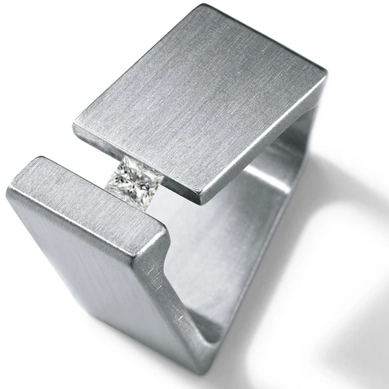 HUMPHREY DIAMANTRING RHOMBOID 11 MM, EDELSTAHL - DRHOM11-PT20-58