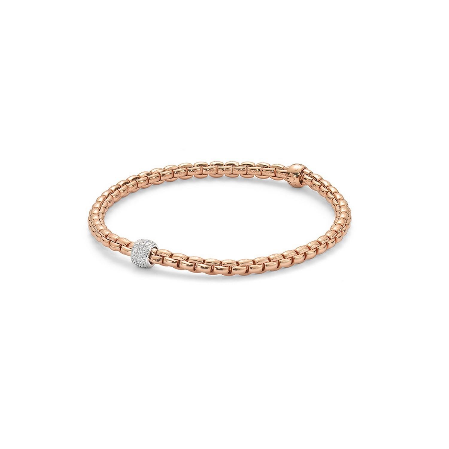 FOPE ARMBAND FLEX'IT EKA TINY MIT DIAMANTEN - 73301BX_PB_R_XBX_00L