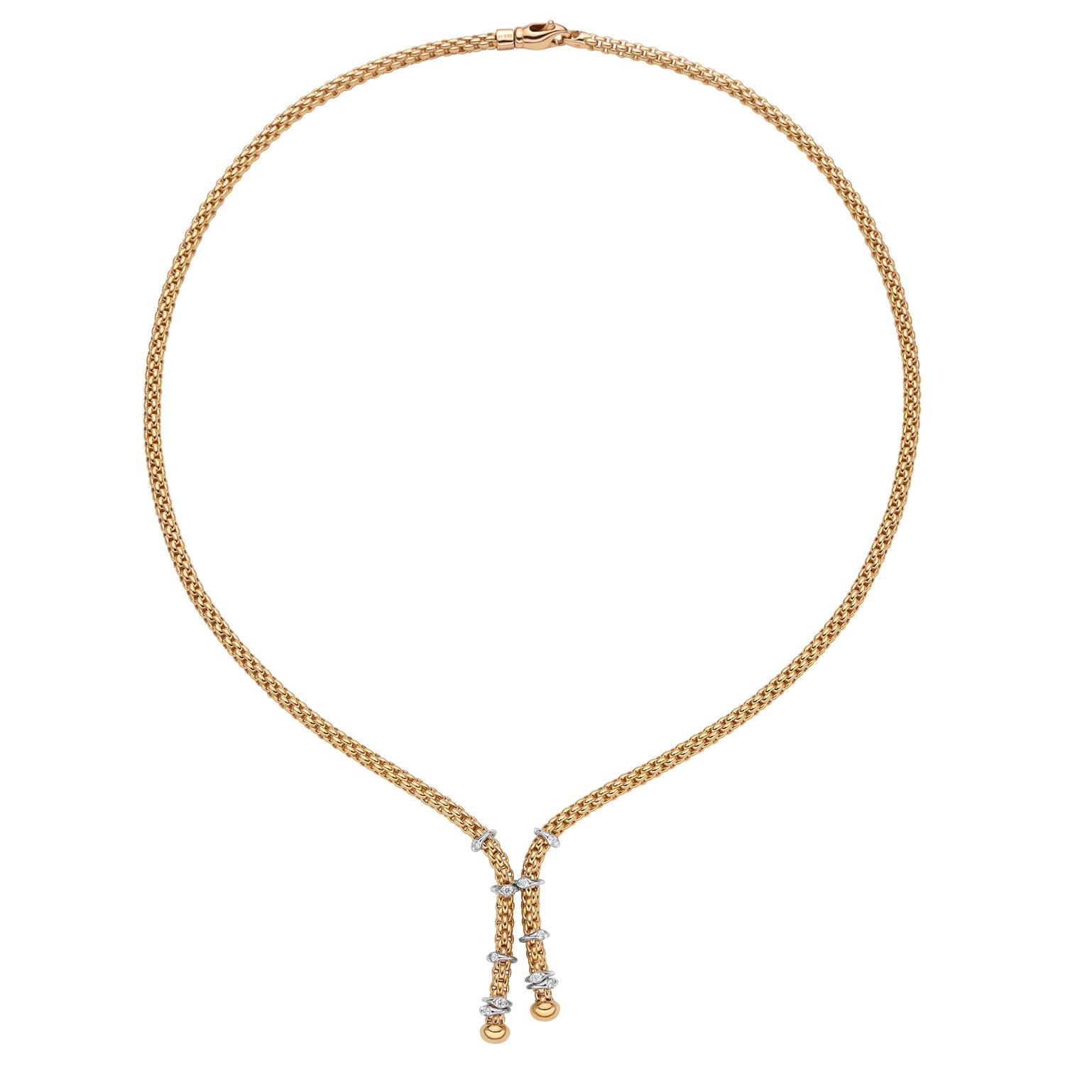 FOPE KETTE FLEX’IT PRIMA MIT DIAMANTEN - 74608CX_BB_G_XBX_043