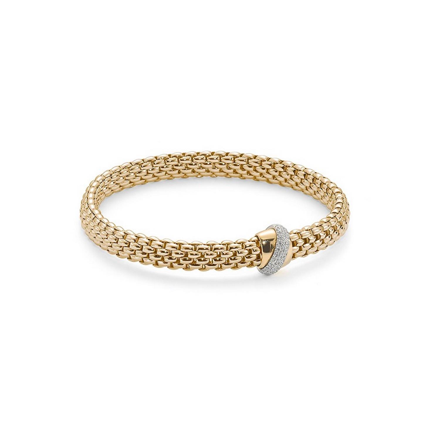 FOPE ARMBAND FLEX'IT VENDÔME MIT DIAMANTEN - 542B-BBRM-YW