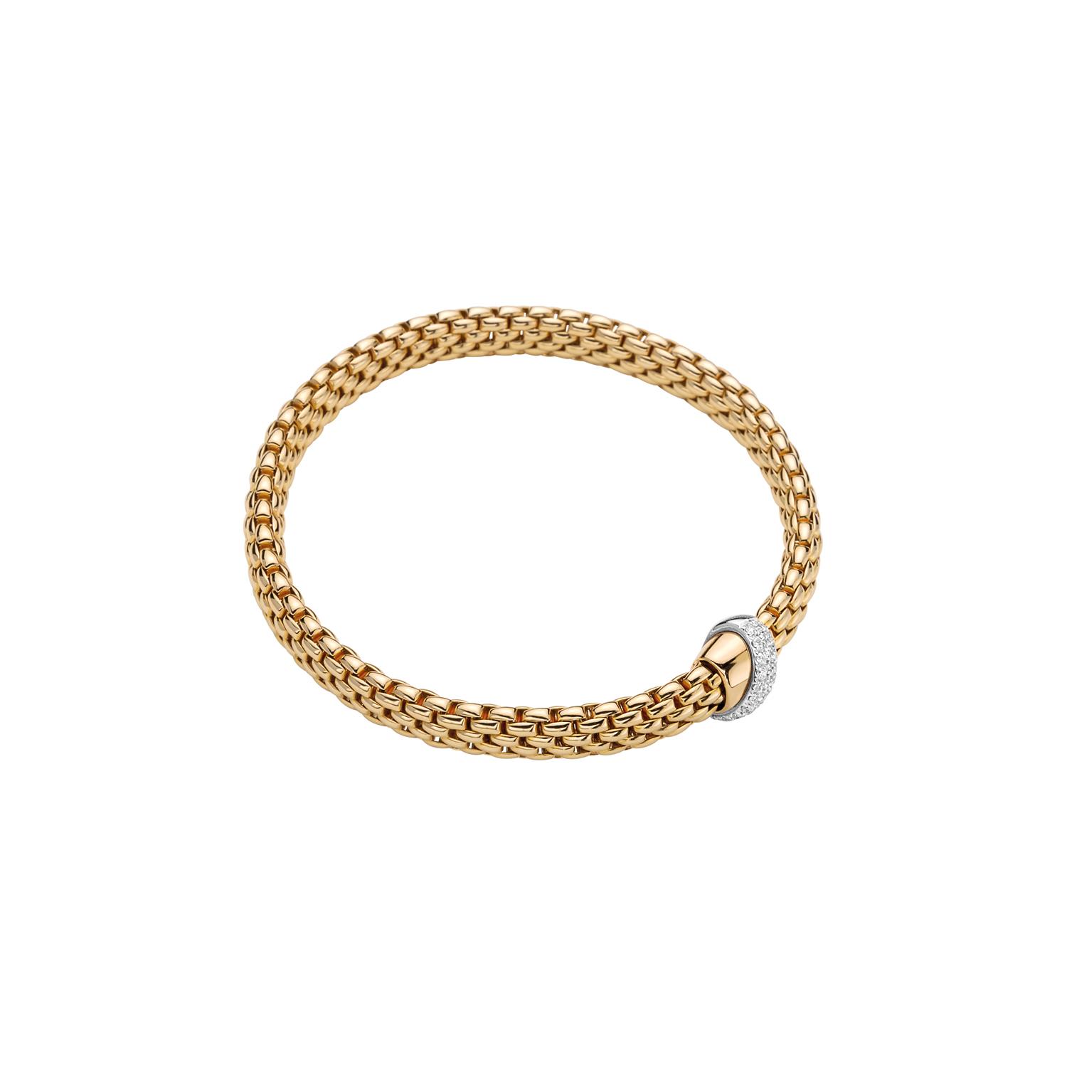 FOPE ARMBAND FLEX'IT VENDÔME MIT DIAMANTEN - 542B-BBRM-YW