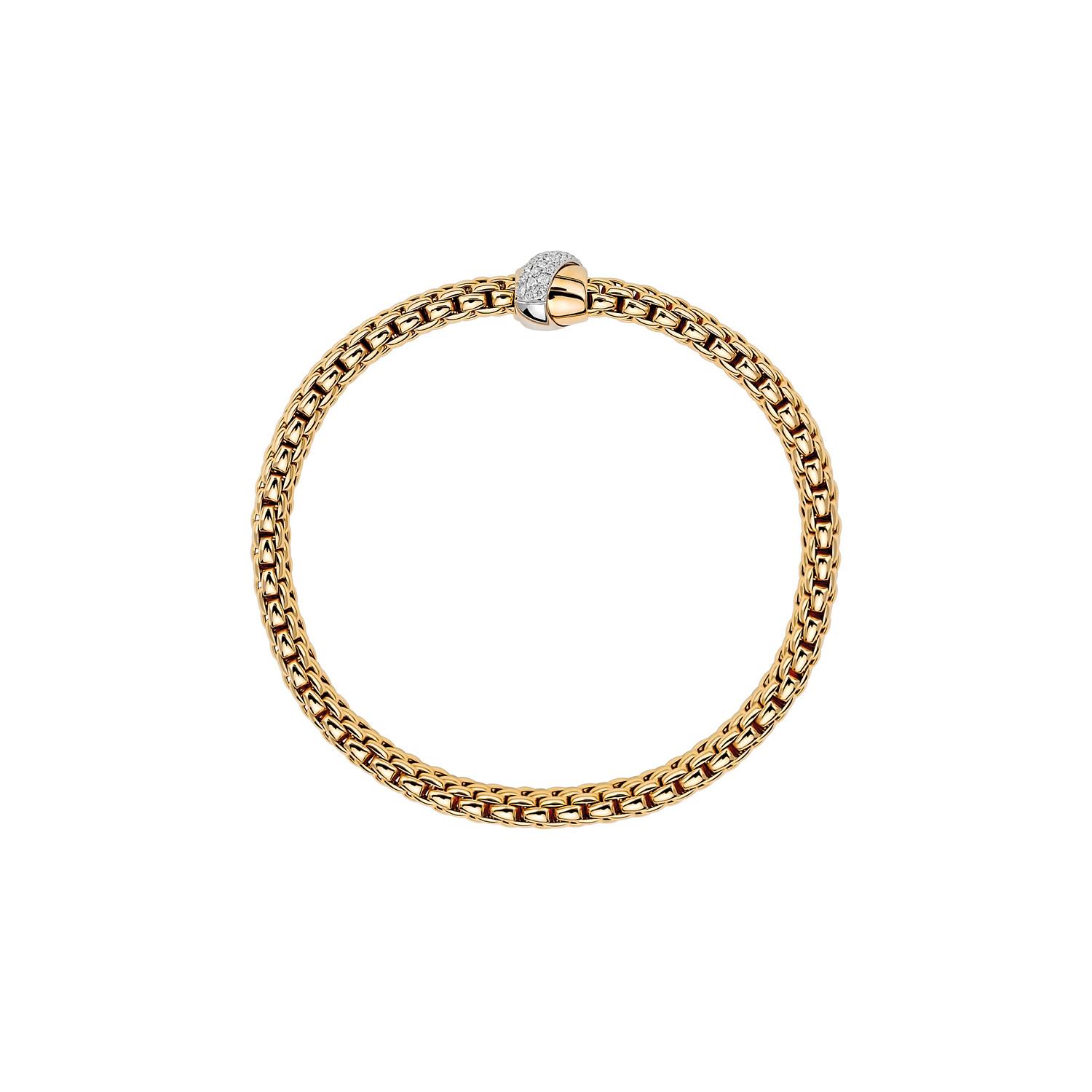 FOPE ARMBAND FLEX'IT VENDÔME MIT DIAMANTEN - 542B-BBRM-YW