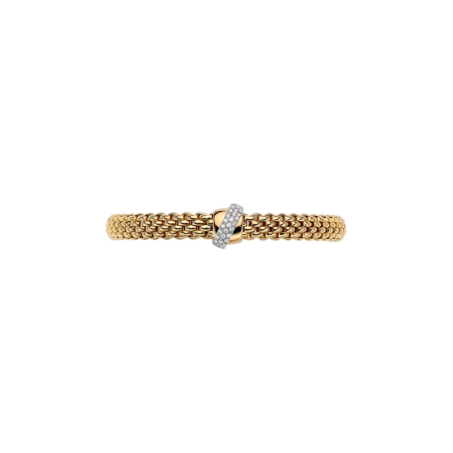 FOPE ARMBAND FLEX'IT VENDÔME MIT DIAMANTEN - 542B-BBRM-YW