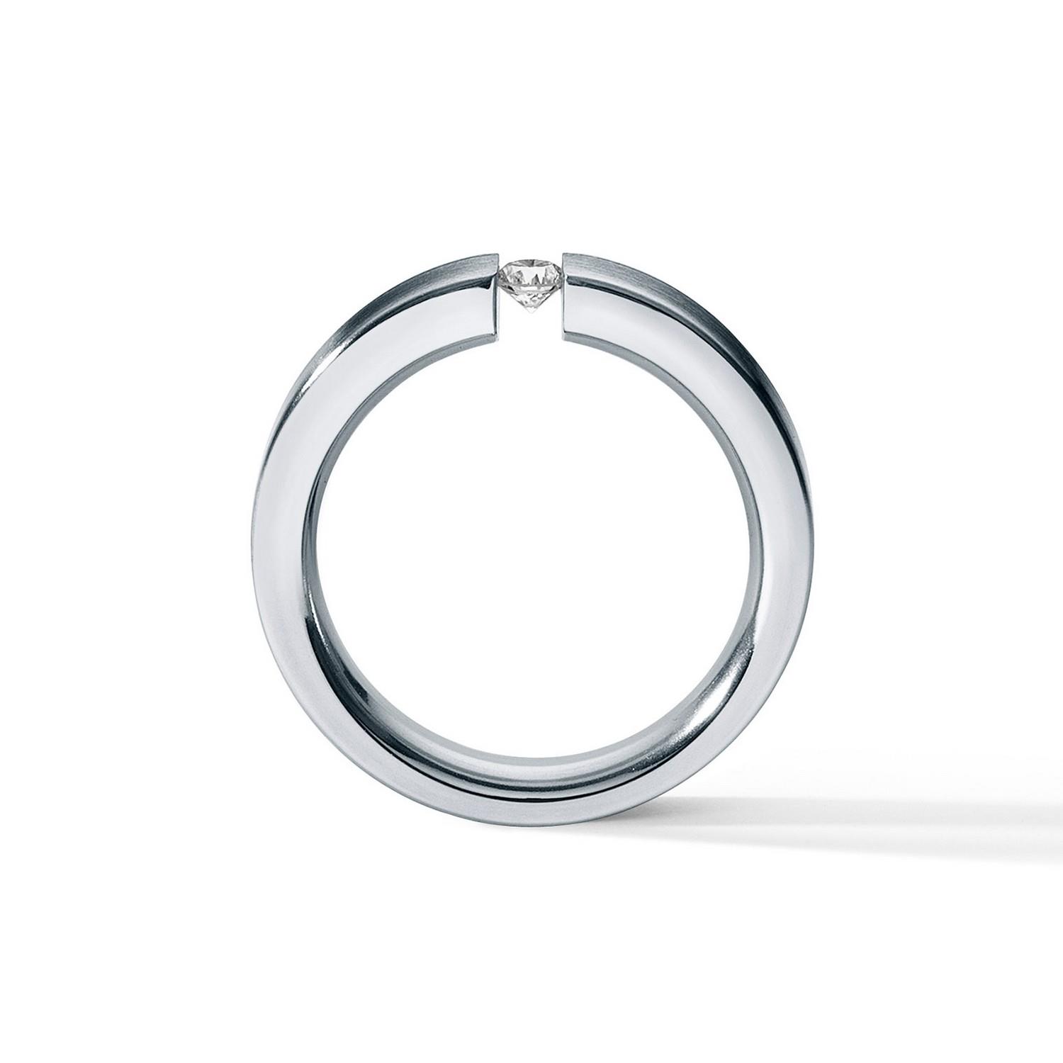 HUMPHREY DIAMANTRING CLASSIC GERADE 4,5 MM, EDELSTAHL - DR145-Bt10-55