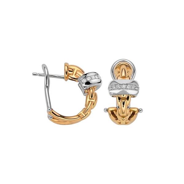 FOPE KLAPPCREOLEN EKA ANNIVERSARIO MIT DIAMANTEN - 70705OX_BB_G_XBX_000