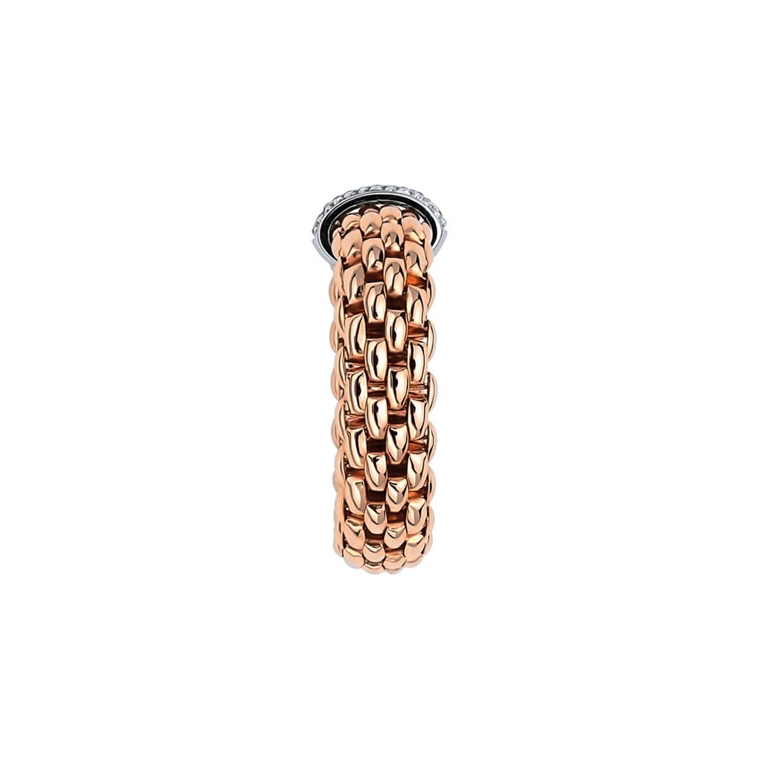 FOPE RING FLEX'IT VENDÔME MIT DIAMANTEN - AN559-BBRS-RW